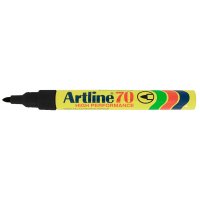 טוש לא מחיק 70 Artline (ארטליין) ראש עגול - שחור