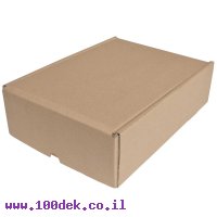קופסה מקרטון חום - 365x253x107 מ"מ
