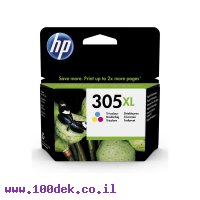 דיו למדפסת HP 3YM63AE/305XL צבעוני - מקורי